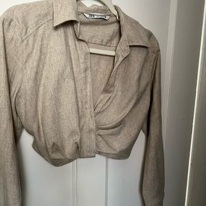 Zara cropped top